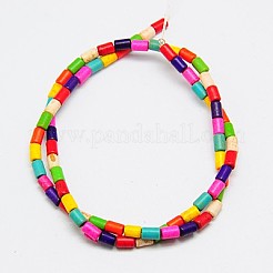 Synthetic Turquoise Beads Strands&nbsp;TURQ-G120-5x9mm-11