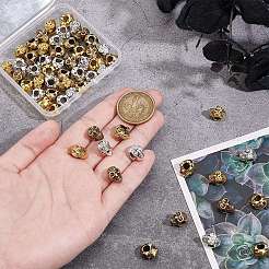 60Pcs 3 Colors Alloy European Beads&nbsp;FIND-PH0021-84