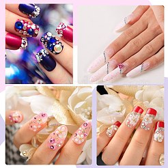 60g Resin patch multi size mixed pearl patch DIY jewelry accessories(2 bags)&nbsp;JX586L