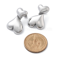 304 Stainless Steel Stud Earrings&nbsp;STAS-Z112-21P