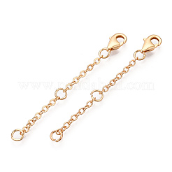 Brass Cable Chain Chain Extender&nbsp;KK-ZX024-35G-B