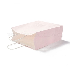 長方形の紙袋  ハンドル付き  ギフトバッグやショッピングバッグ用  ミスティローズ  33.5x26x12cm  折りたたみ：33.5x26x12cm&nbsp;LS-CARB-F010-01E