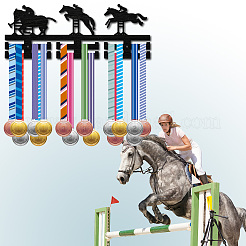 Fashion Wood Medal Hanger Holder&nbsp;ODIS-WH0041-137