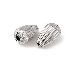 Textured 304 Stainless Steel Beads&nbsp;STAS-I358-11P-02