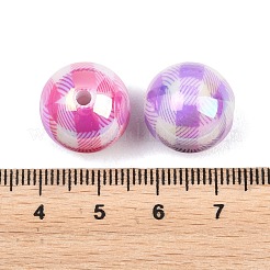 Printed Opaque Acrylic Beads&nbsp;MACR-B838-08