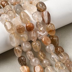 Natural Rutilated Quartz Beads Strands&nbsp;G-Z126-A02