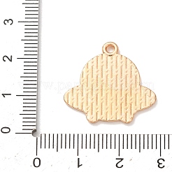 エナメルペンダントと合金  宇宙飛行士と宇宙船のチャーム  ゴールドカラー  きいろ  21.5x22x1mm  穴：1.6mm&nbsp;AL-CBA9CD2-01D