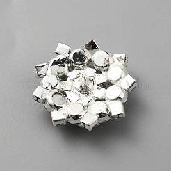 1穴合金ラインストーンシャンクボタン  花  アクアマリン  22.5~23x5mm  穴：1.2mm&nbsp;BUTT-WH0020-35A