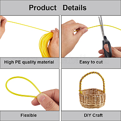30M Plastic Imitation Cane Wire Cord&nbsp;OCOR-GF0005-39A