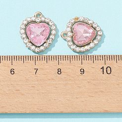 10Pcs 5 Color Acrylic Rhinestone Pendants&nbsp;FIND-FS0001-40