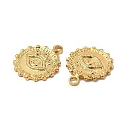 Ion Plating(IP) 304 Stainless Steel Pendant Cabochon Settings&nbsp;STAS-E182-09G