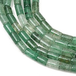 天然の緑のイチゴクォーツビーズ連売り  コラム  7.5~9x5~5.5mm  穴：0.7~0.8mm  約48個/連  15.35''（39センチメートル）&nbsp;G-F832-B06-01B