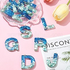 26Pcs 26 Styles Transparent Epoxy Resin Pendants&nbsp;CRES-YW0002-28K