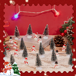 40Pcs 3 Styles Christmas Resin Display Decoration&nbsp;DJEW-OC0003-89