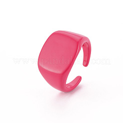 Spray Painted Brass Cuff Rings&nbsp;RJEW-S045-106-NR