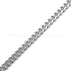 Tarnish Resistant 304 Stainless Steel Twisted Chains Curb Chains&nbsp;CHS-P002-03P-0.6MM
