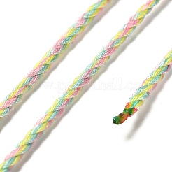 12m 3本撚りポリエステル綿コード  ピンク  2.5mm  約13.12ヤード（12m）/ロール&nbsp;OCOR-V001-A12