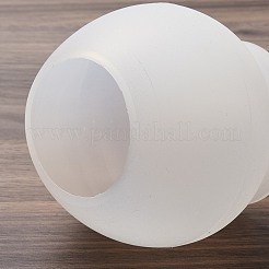 シリコンモールド  レジン型  UVレジン用  エポキシ樹脂工芸品作り  ホワイト  ラウンド  83.5x75.5mm  内径：84mm&nbsp;LS-SIMO-M045-01E