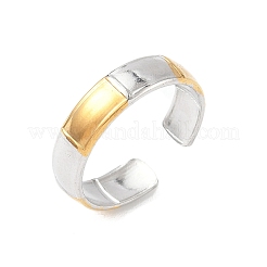 304 Stainless Steel Cuff Rings&nbsp;RJEW-S626-06GP-B