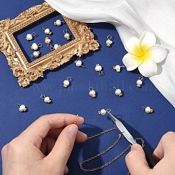 20Pcs Natural Cultured Freshwater Pearl Potato Charms&nbsp;PALLOY-YW00087