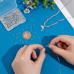 300Pcs Rack Plating Brass Spacer Beads&nbsp;KK-PH0012-43B-S