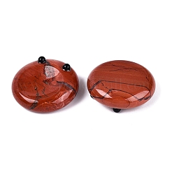 Natural Red Jasper Thumb Worry Stone&nbsp;G-Q602-12D