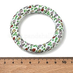 Floral Silicon Beads&nbsp;SL-CBAC986-01B