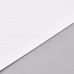 自己接着ノンスリップ浴槽ステッカー  アンチスリップシャワートレッド  長方形  ホワイト  200x20x0.8mm  12個/袋&nbsp;DIY-WH0162-26A