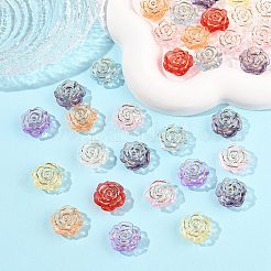 100Pcs Transparent Acrylic Beads&nbsp;TACR-CJ0001-72