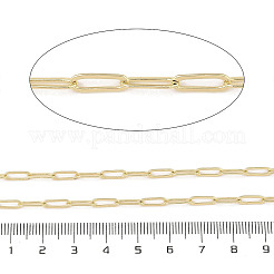 Rack Plating Oval Brass Curb Chains&nbsp;CHC-A010-01G-05