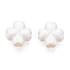 Saint Patrick's Day 925 Sterling Silver Frosted Beads&nbsp;STER-T008-34S