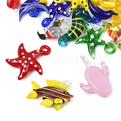 Handmade Lampwork Pendants&nbsp;LA-CBA1E53-02
