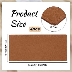 Felt Pad Rectangle Bag Bottom&nbsp;FIND-WH0149-85E