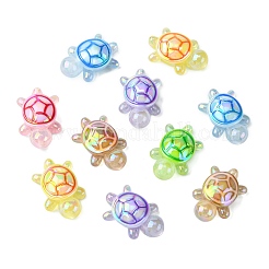 UV Plating Opaque Acrylic Beads&nbsp;OACR-CJC0006-27