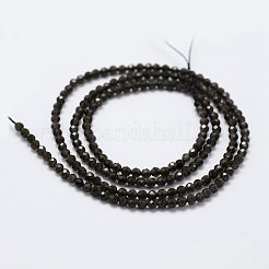 Natural Obsidian Beads Strands&nbsp;X-G-K185-15