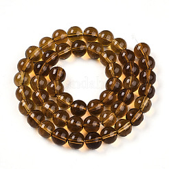 Transparent Glass Beads Strands&nbsp;GLAA-T032-T8mm-23