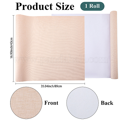 ナイロン生地  綴じ布  長方形  ビスク  890x430mm&nbsp;DIY-WH20062-133B-1
