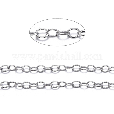 Brass Cable Chains&nbsp;CHC024Y-NFK-1