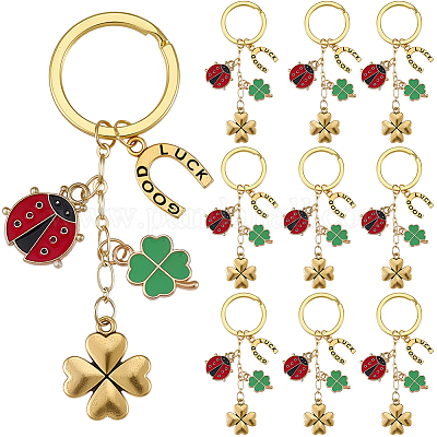 20Pcs Alloy Enamel Keychains&nbsp;KEYC-SC00054-1