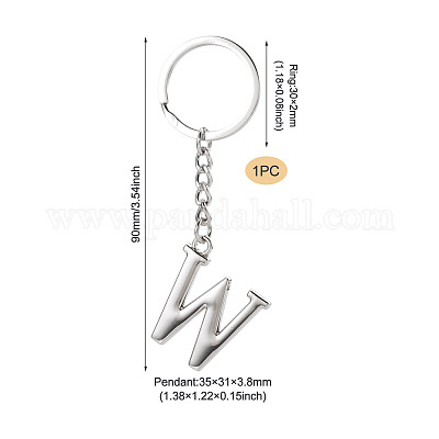 Alloy Keychains&nbsp;KEYC-TADJ0001-11W-1