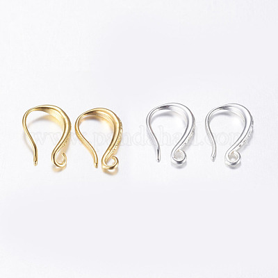 Brass Earring Hooks&nbsp;KK-K197-62-1