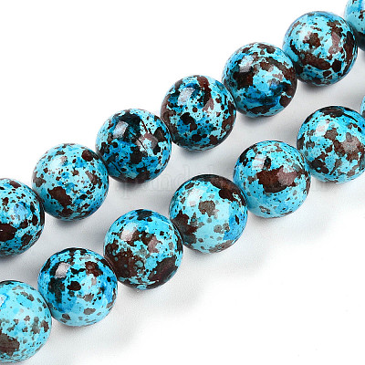 Synthetic Turquoise Beads Strands&nbsp;TURQ-T004-08A-10-1