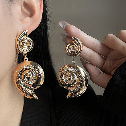 Iron Dangle Stud Earrings&nbsp;FS-WG0B059-19-1
