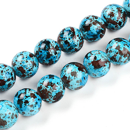Synthetic Turquoise Beads Strands TURQ-T004-08A-10-1