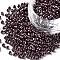 8/0 Glass Seed Beads, Opaque Colors Lustered, Round, Indian Red, 3mm, Hole: 1mm, about 10000pcs/pound