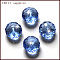 K9 Glass, Imitation Austrian Crystal Beads, Grade AAA, Faceted, Rondelle, Cornflower Blue, 6x4mm, Hole: 0.7~0.9mm