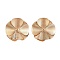 Brass Cabochons, Flower, Golden, 35x35x10mm