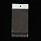 Cellophane Bags, White, 10x7cm, Unilateral Thickness: 0.025mm, Inner Measure: 7.3x7cm, Hole: 6mm