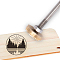 Stamping Embossing Soldering Brass with Stamp, for Cake/Wood, Tree Pattern, 30mm