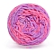Super Softee Thick Cotton Knitting Yarn, Amigurumi Yarn, Crochet Yarn, for Sweater Hat Socks Baby Blankets, Segment Dyed, Hot Pink, 5mm